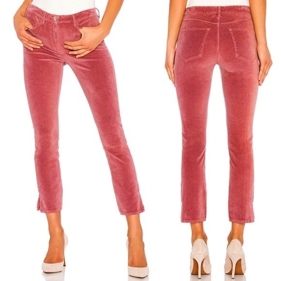 3x1 Pants - 3 x 1 velvet pink pants 25